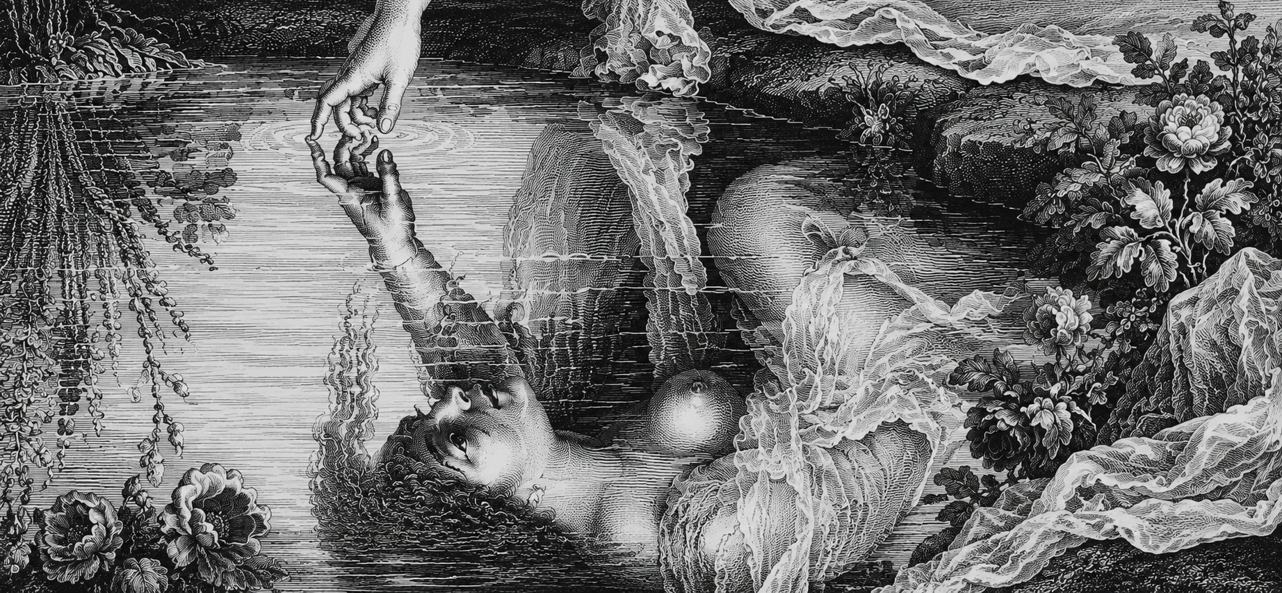Venus Receiving Gifts Etching