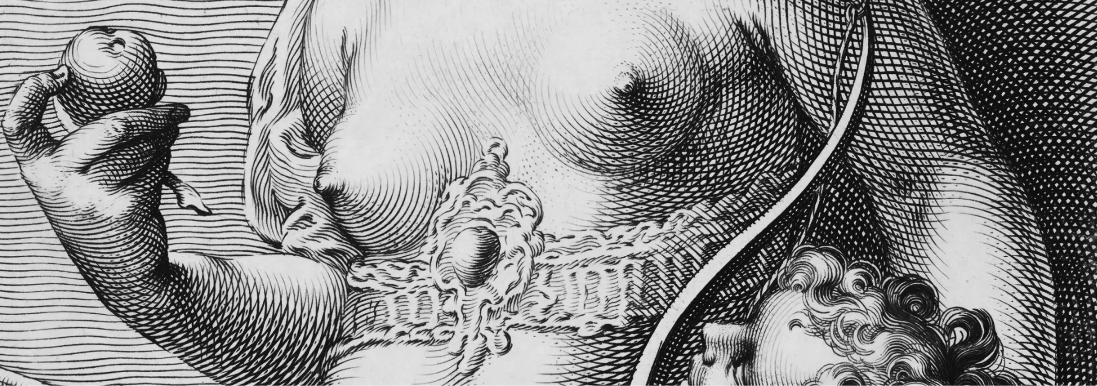 Venus Receiving Gifts Etching
