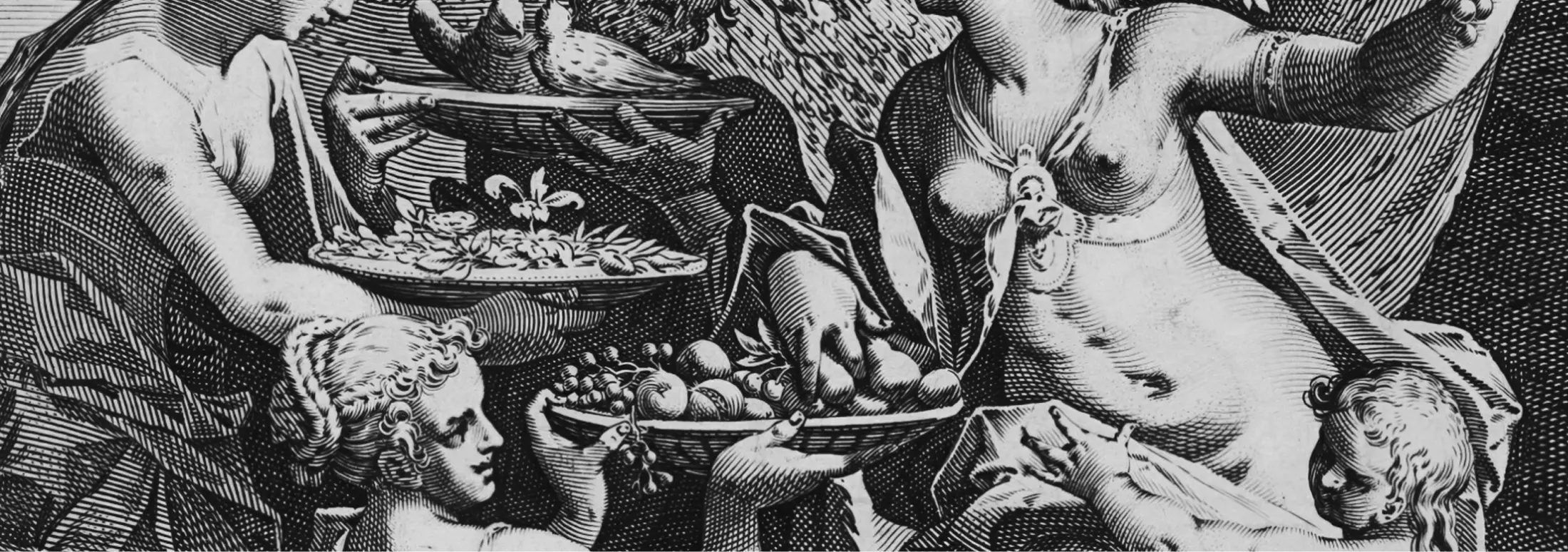Venus Receiving Gifts Etching