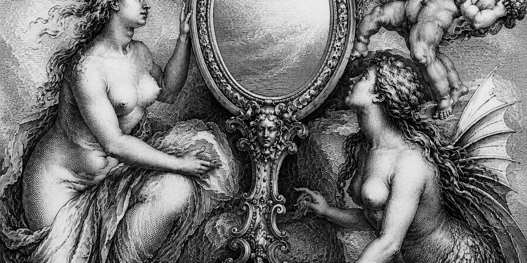 Venus Receiving Gifts Etching